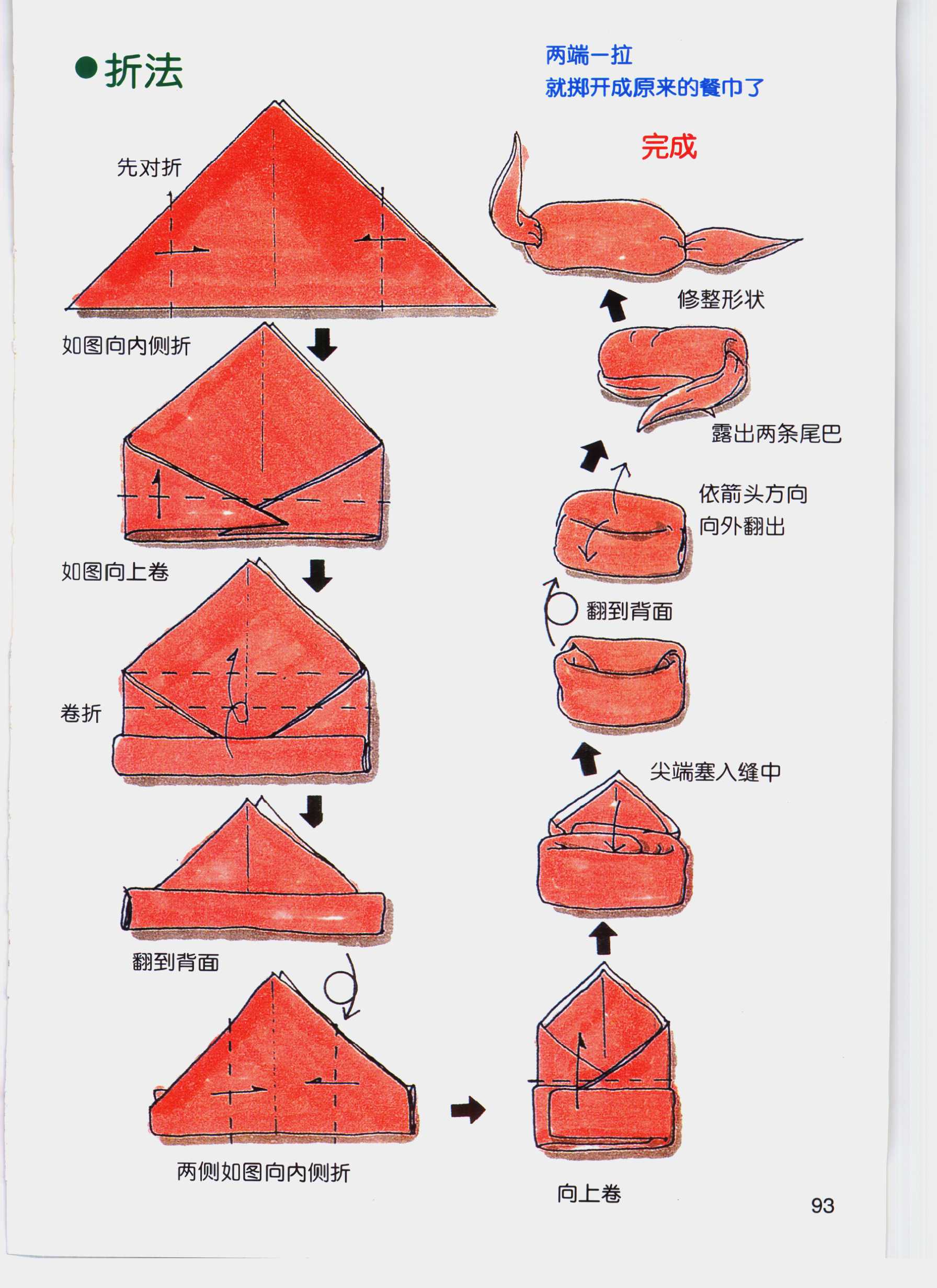 折餐巾怎么折视频,餐巾怎么折纸视频