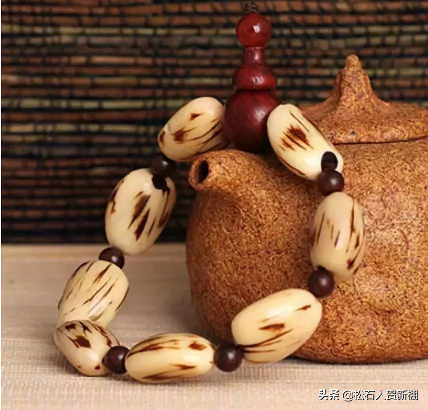 菩提各种盘玩方法,21颗菩提根手串上手效果