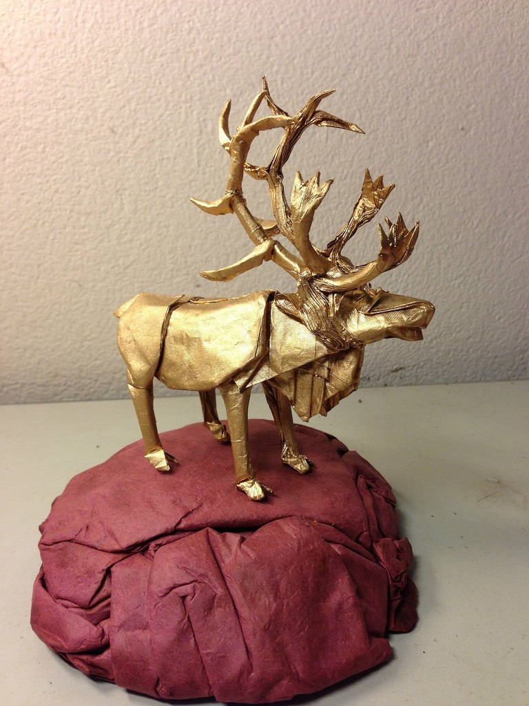 用正方形纸折出的立体中国龙,日本小哥创意纸盒制作成品惊艳了