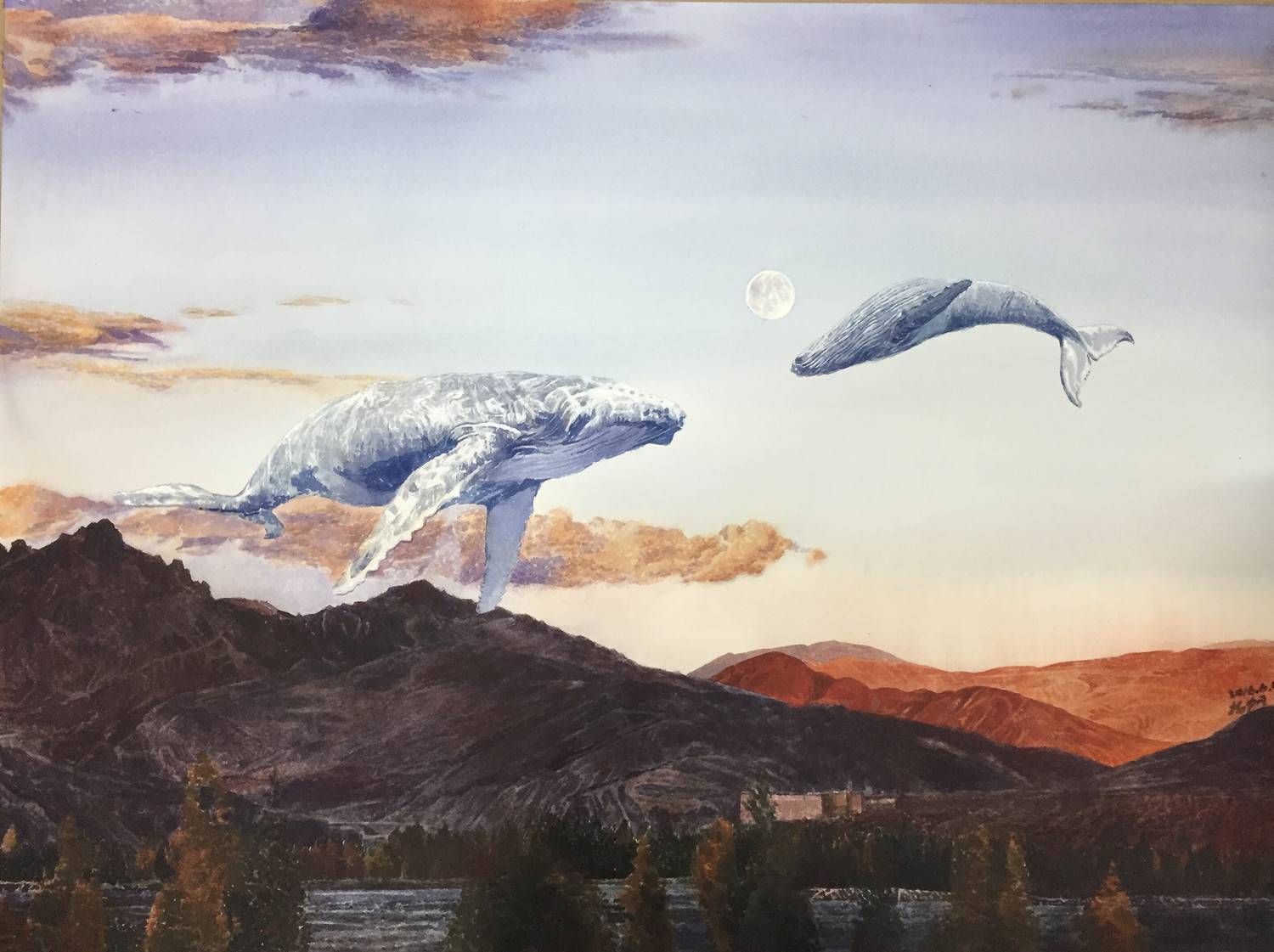 画家杨帆水彩画,杨帆远航水彩画