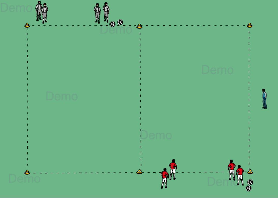 足球1v2进攻教学教案,足球2vs1教案教学