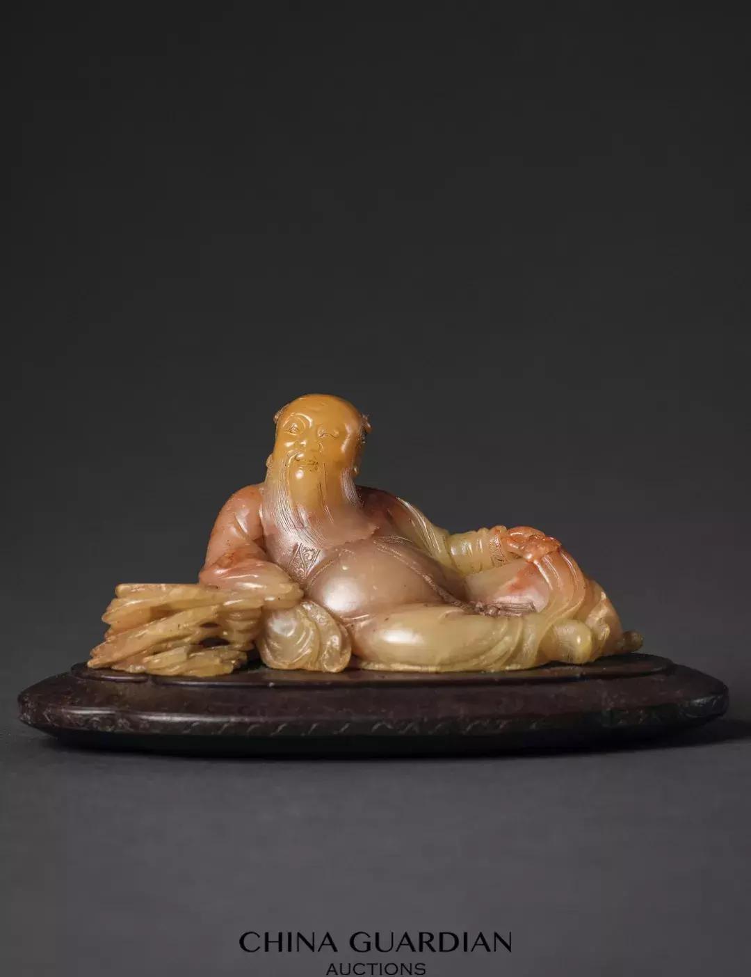 中国嘉德拍卖寿山石雕罗汉纪录,寿山石雕件收藏鉴赏