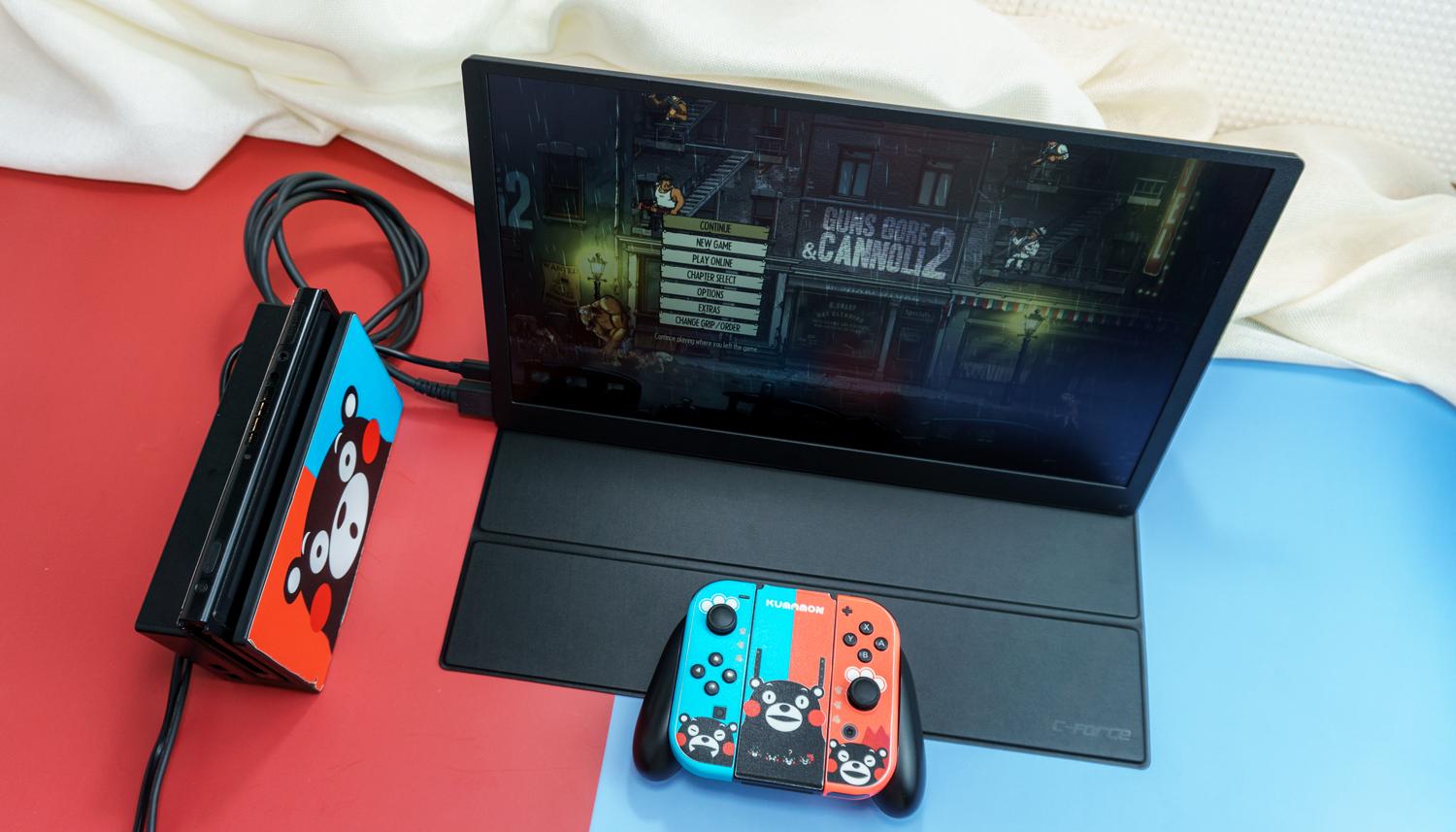 聚会时如何享受多人Switch乐趣?便携屏C-ForceCF011XTPro上手