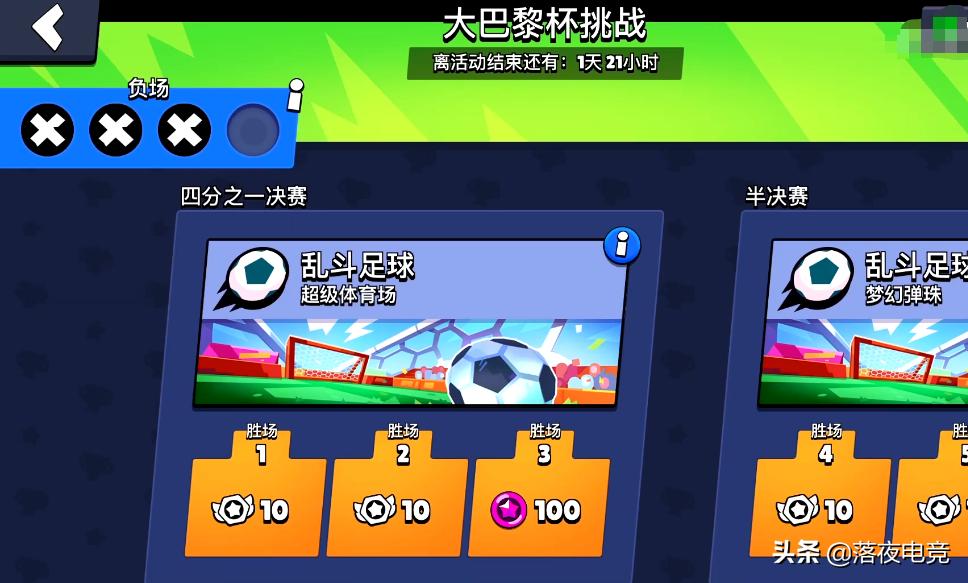 荒野乱斗带你了解乱斗足球玩法,荒野乱斗巴黎杯