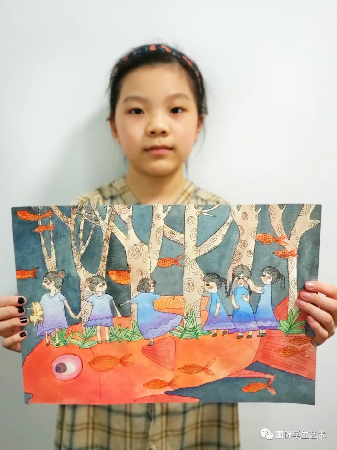 2018世界杯儿童画获奖作品,第十一届世界杯青少年绘画大赛