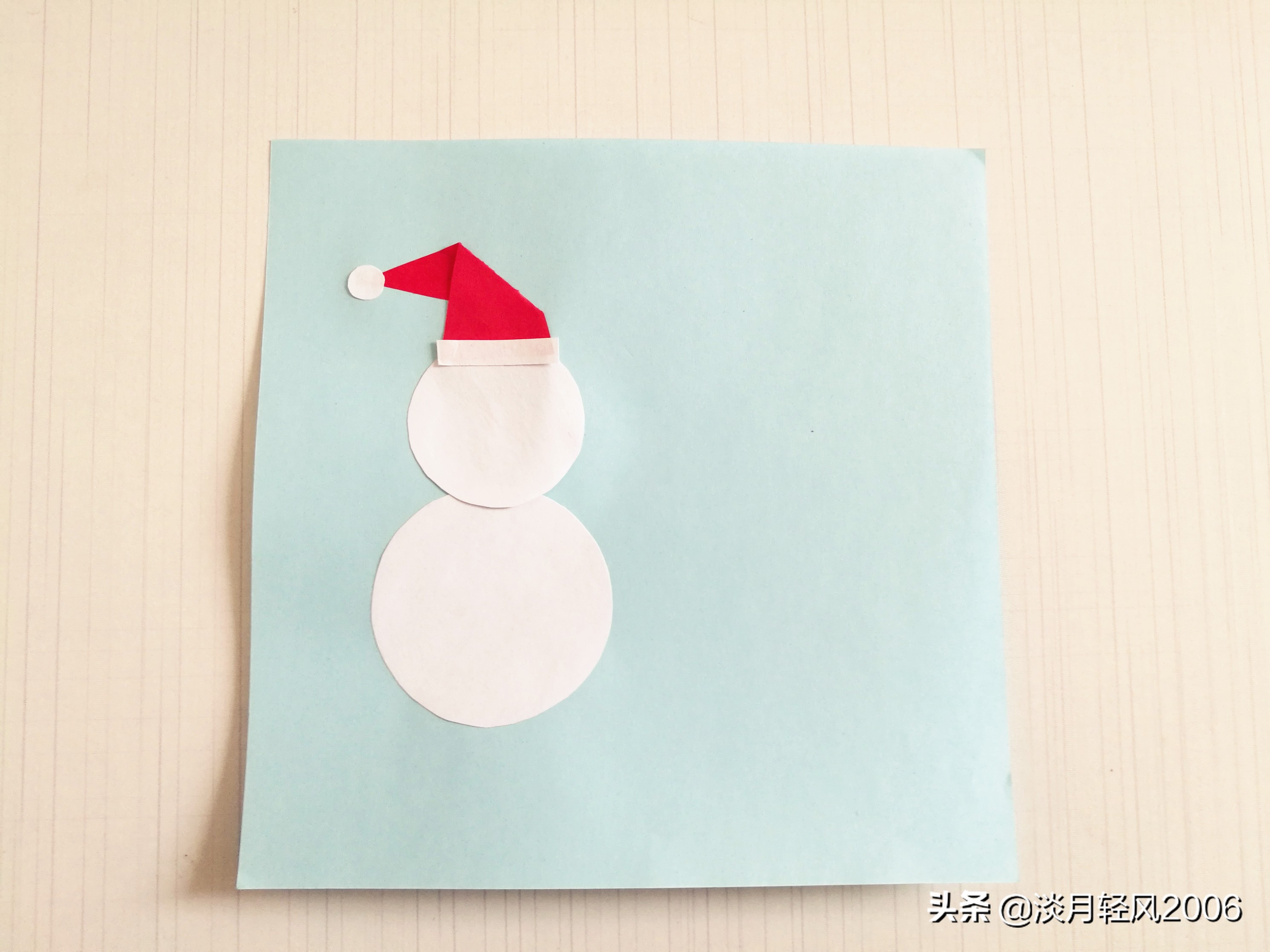 幼儿园创意手工新年贺卡简单一点,圣诞节幼儿手工贺卡制作