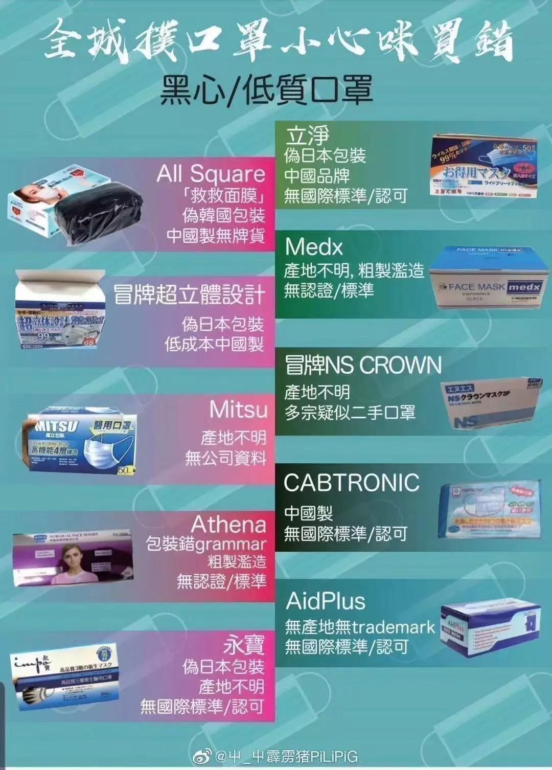 抗疫情适合的几款口罩,真正的抗疫口罩