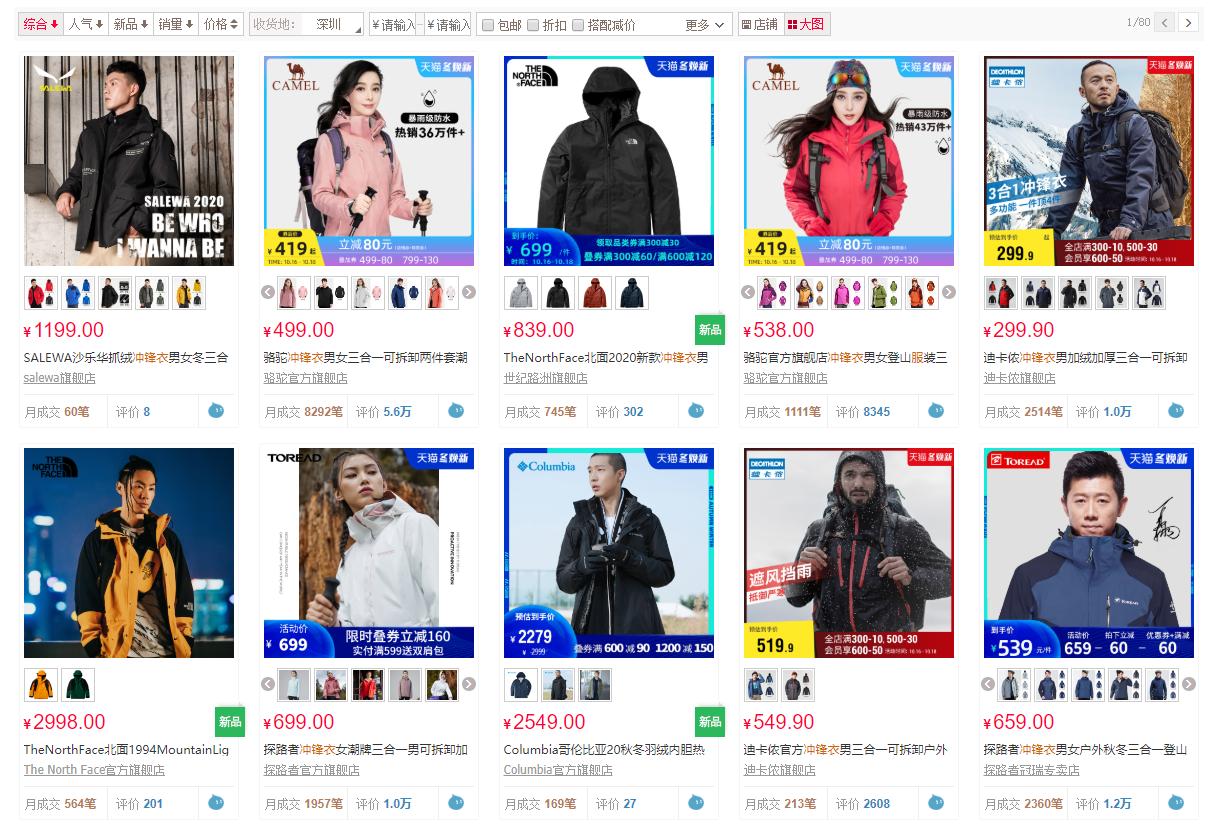 冲锋衣选购攻略冲锋衣什么牌子好,沙乐华冲锋衣怎么样