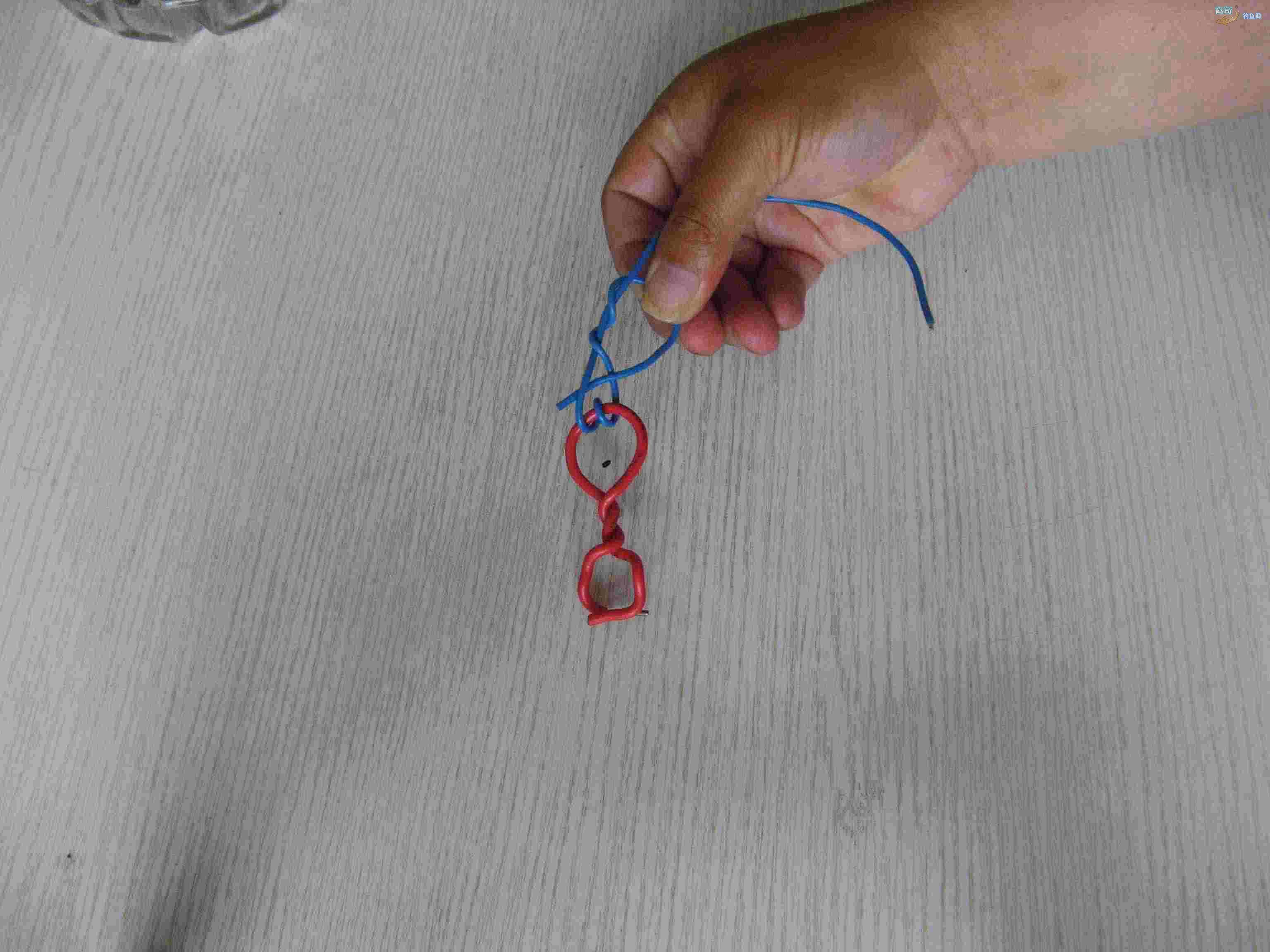 鱼竿马蹄结打结方法,鱼竿马蹄环怎么解