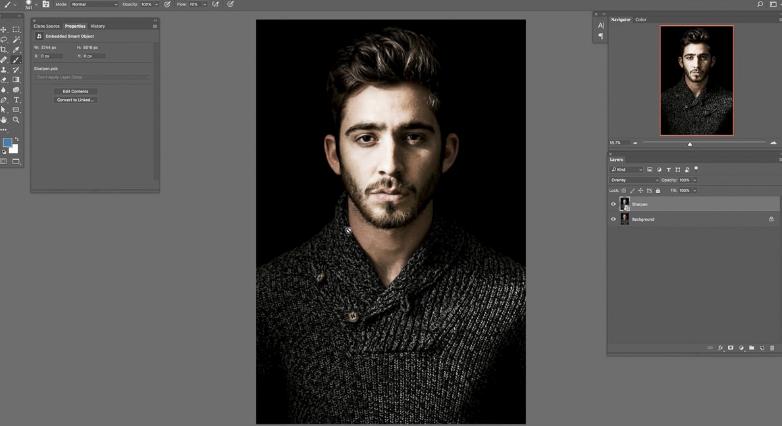 ps肖像处理,ps如何锐化人像面部