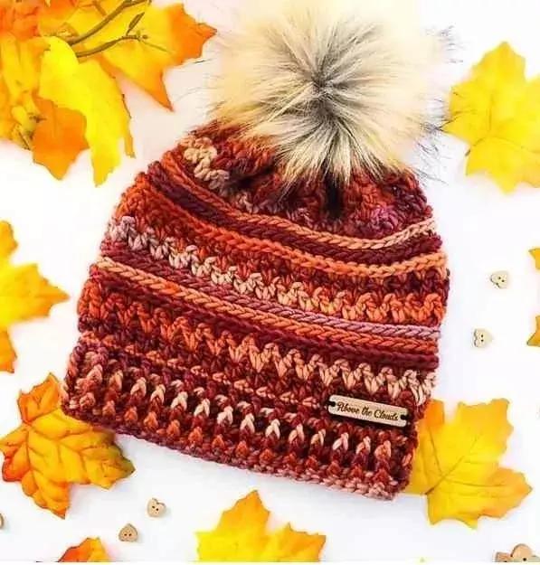 可爱毛线帽子儿童,最简单时尚的毛线帽子