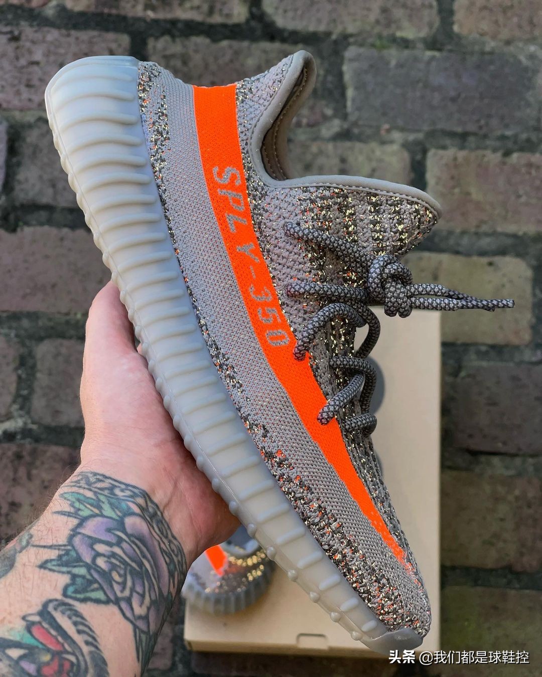 灰橙满天星350v2,满天星yeezy350什么时候发布的