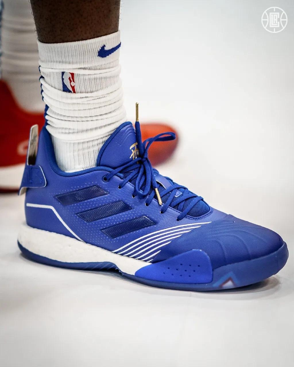 哈雷尔上脚麦迪球鞋,哈雷尔上脚球鞋aj6