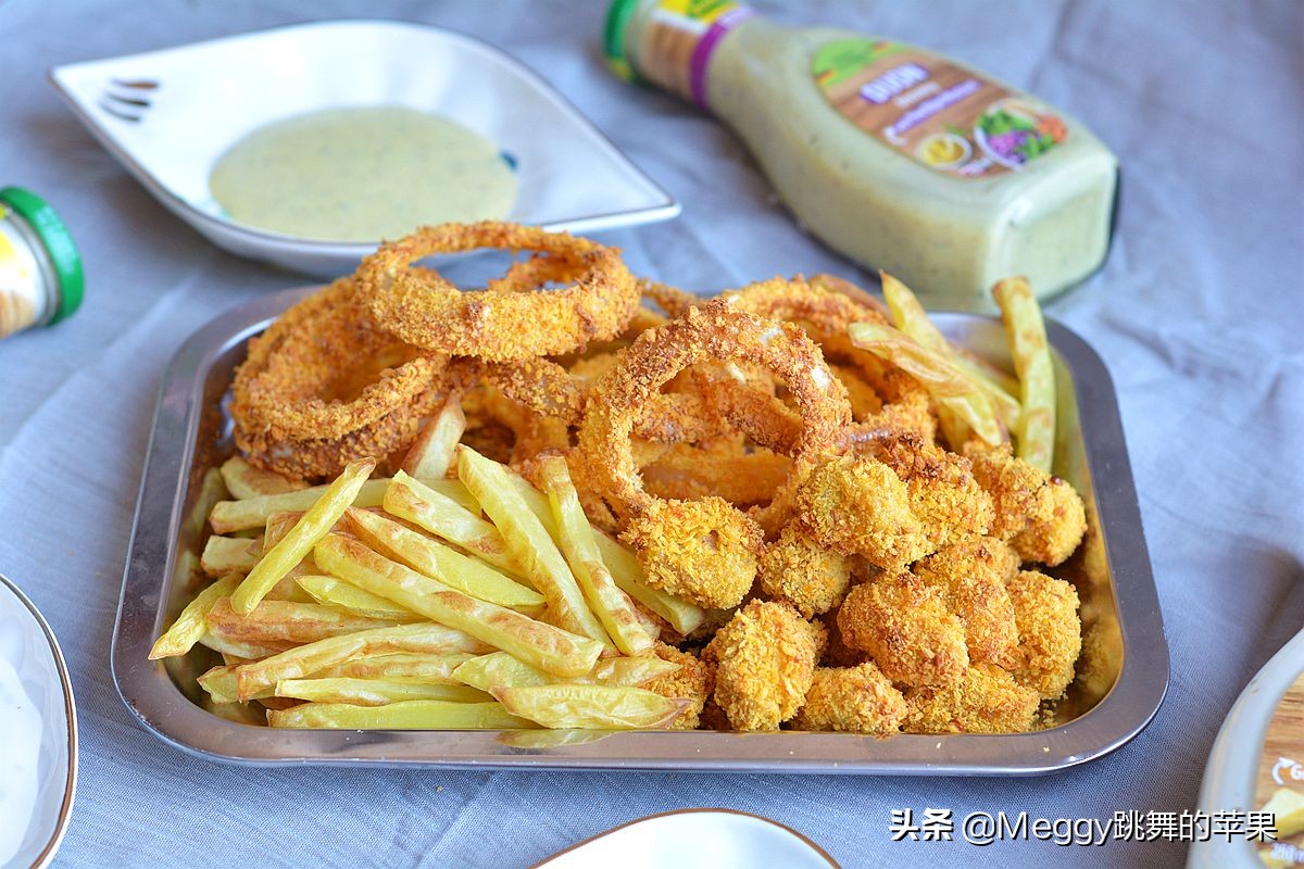 不用一滴油也能吃到健康美味炸鸡,自制肯德基炸鸡翅炸薯条