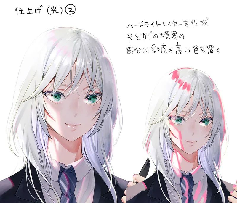 绘画教程指绘头发,作画教程简单