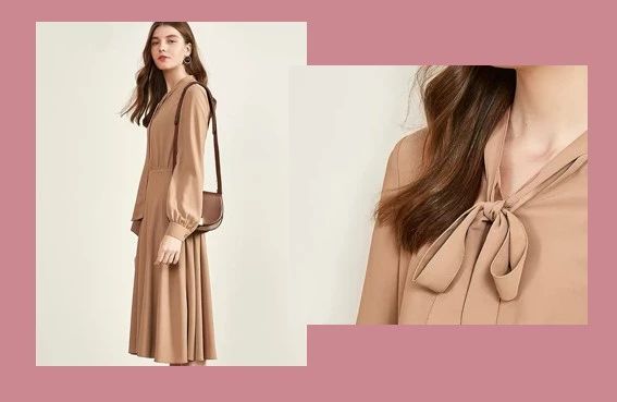 热销爆款必buy单品,秋冬连衣裙显瘦遮肚子外穿