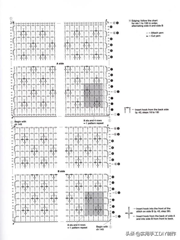 钩简约包包教程视频,适合夏天背的钩编包包花样图解