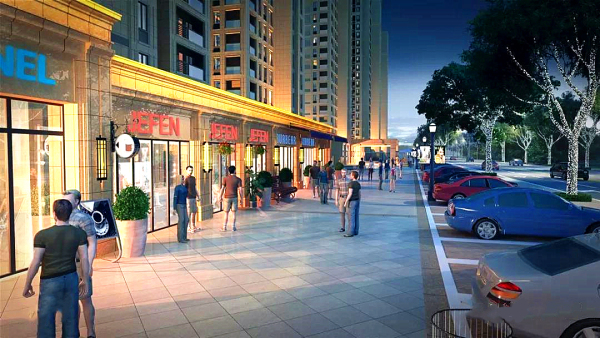 官嘉兴市中心万城赞园沿街商铺，疫情期间为什么还能卖的这么火