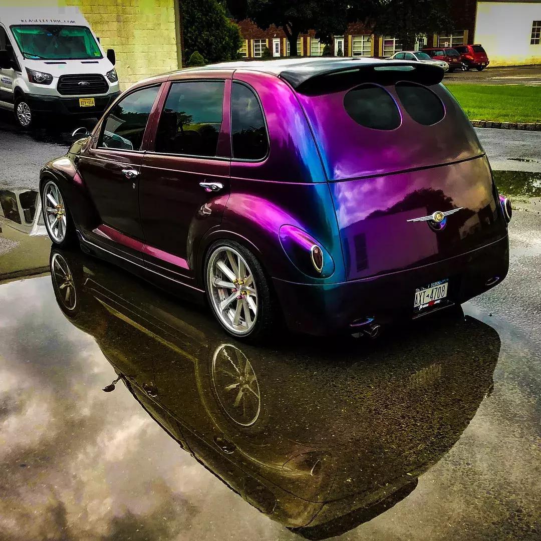 小众车型改装起来也疯狂，来看“外星来客”克莱斯勒PT漫步者改装