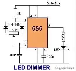 555定时器的应用设计,555定时器构成的应用电路