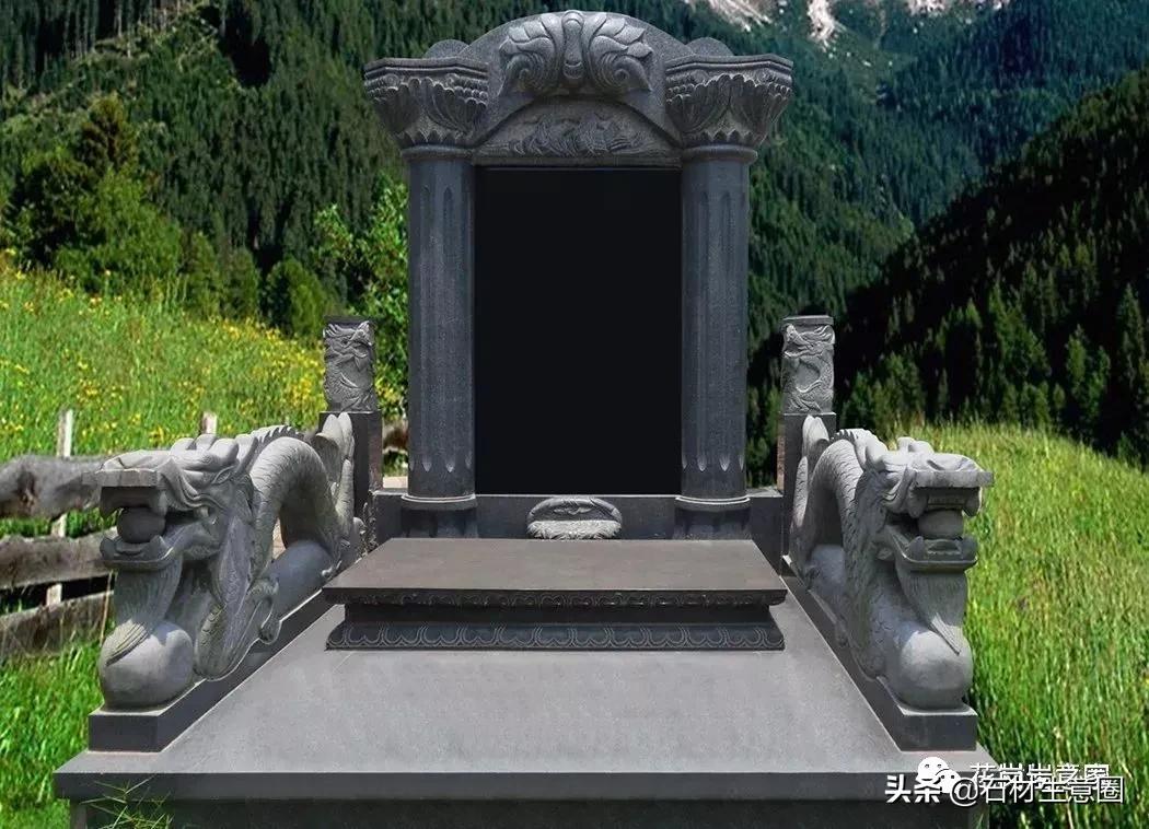 墓碑石材产地及价格,100种墓碑图片