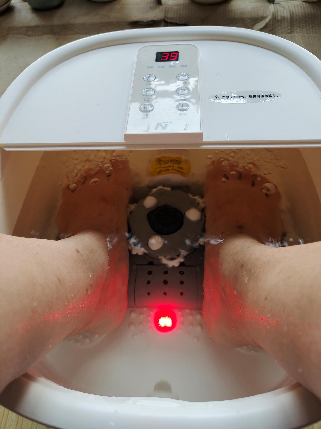 太极轮泡脚盆视频,足浴盆太极轮