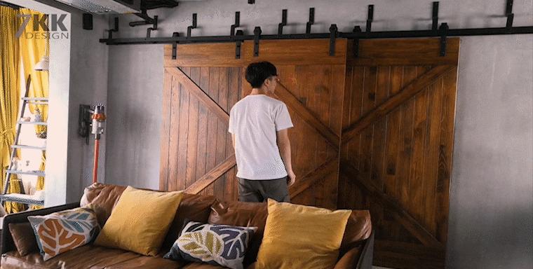 新梅共和城100m²工业风：大胆裸装，冷暖碰撞，演绎粗犷文艺之家