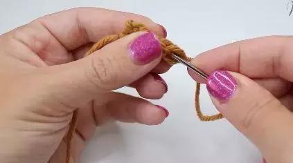 南瓜挂件钩针教程,钩针南瓜小挂件图解