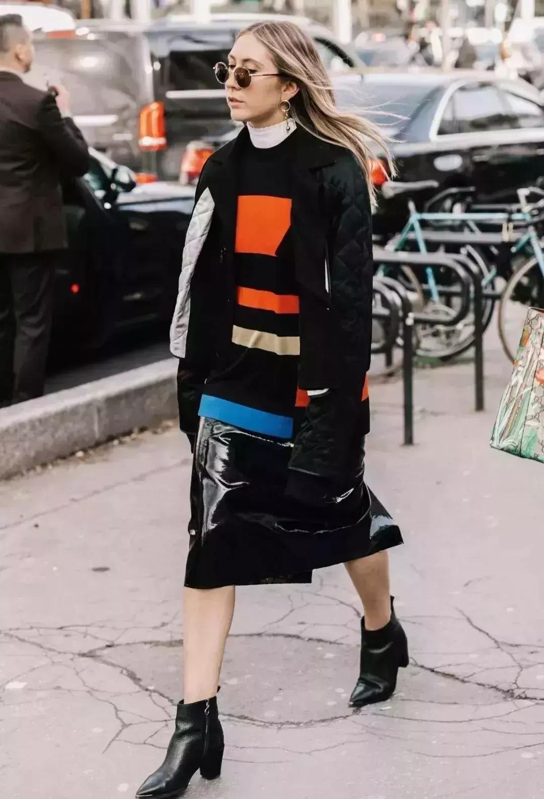 高领衫穿搭,高领打底衫和卫衣搭配