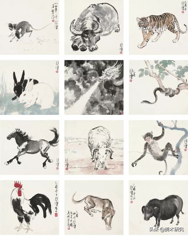 评价刘海粟和徐悲鸿的作品,徐悲鸿与刘海