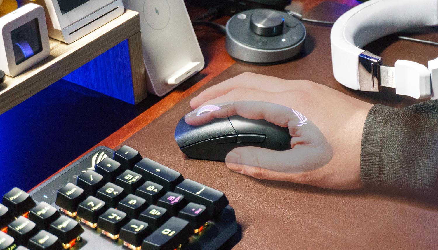 三模双微动游戏鼠标推荐,rog月刃鼠标微动