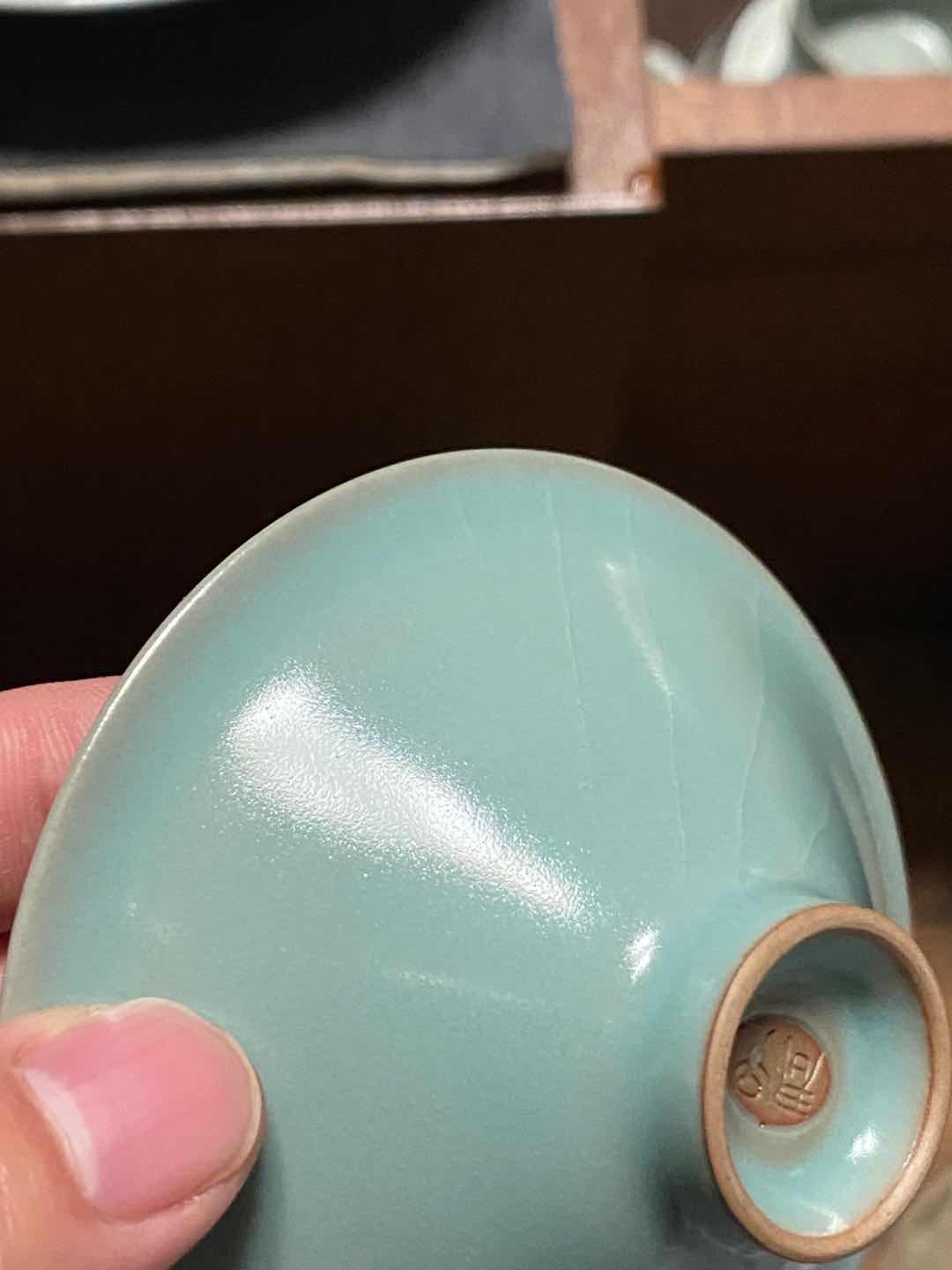 汝窑一出窑就开片吗,汝窑为什么有开片和不开片的