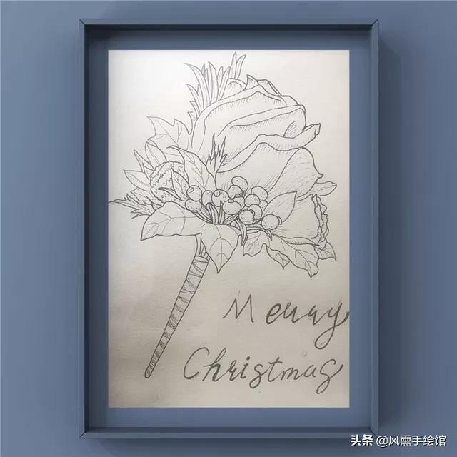 圣诞贺卡手工创意,圣诞节贺卡美术作品