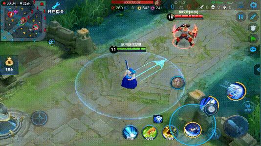 橘右京的一技能如何快速准确发放,橘右京王者放技能为什么要转一圈