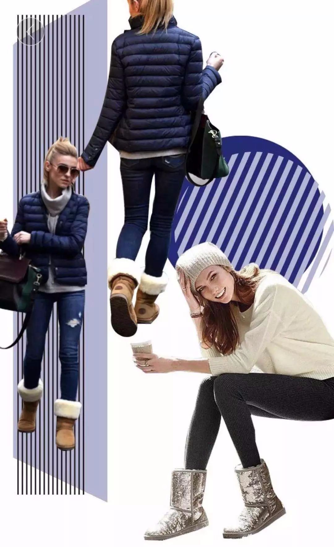 ugg怎么方便穿进去,ugg经典款如何穿搭