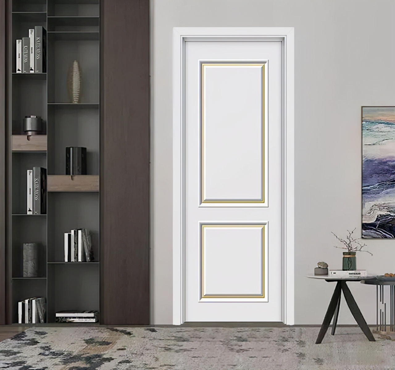 产品设计卡扣怎么设计,高档内扣线木门