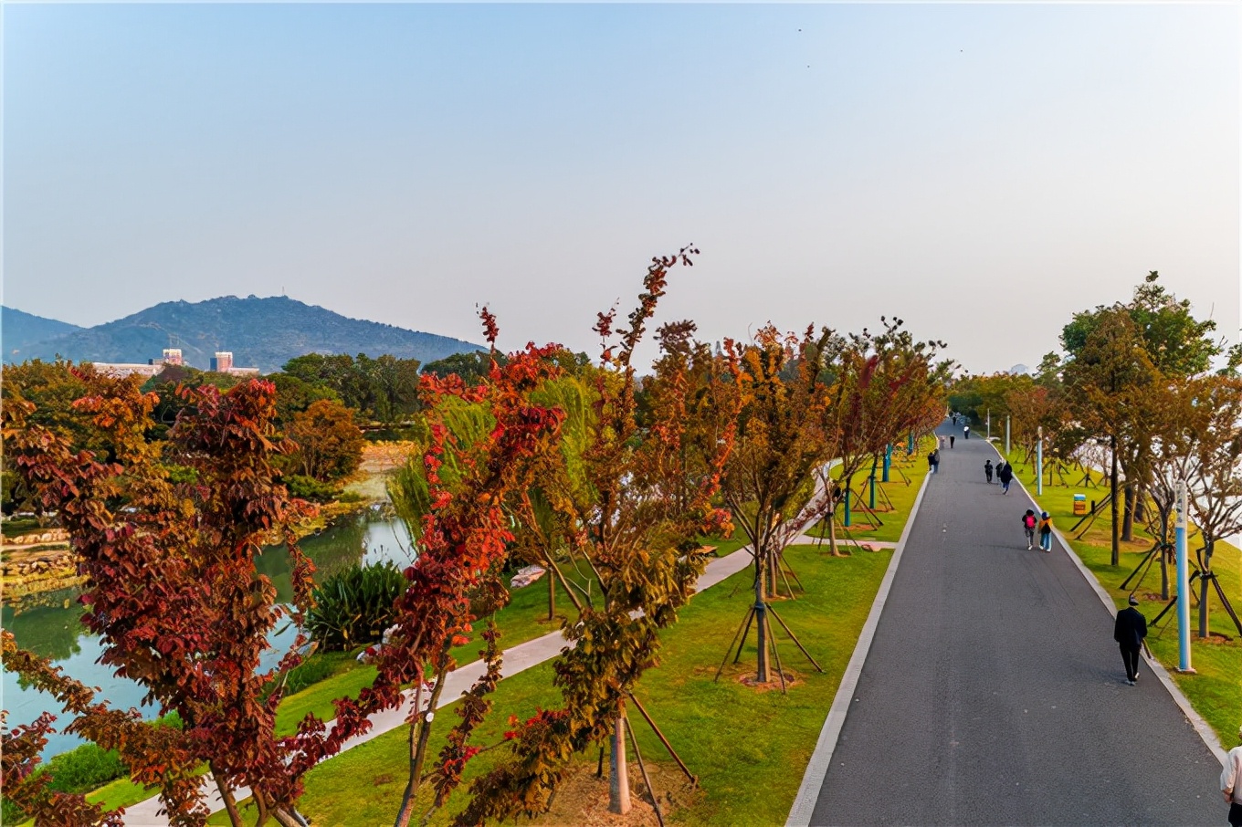 爱运动的朋友看过来的视频,南京步道