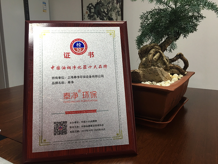 中国油烟净化器十大品牌排行榜,奉净品牌