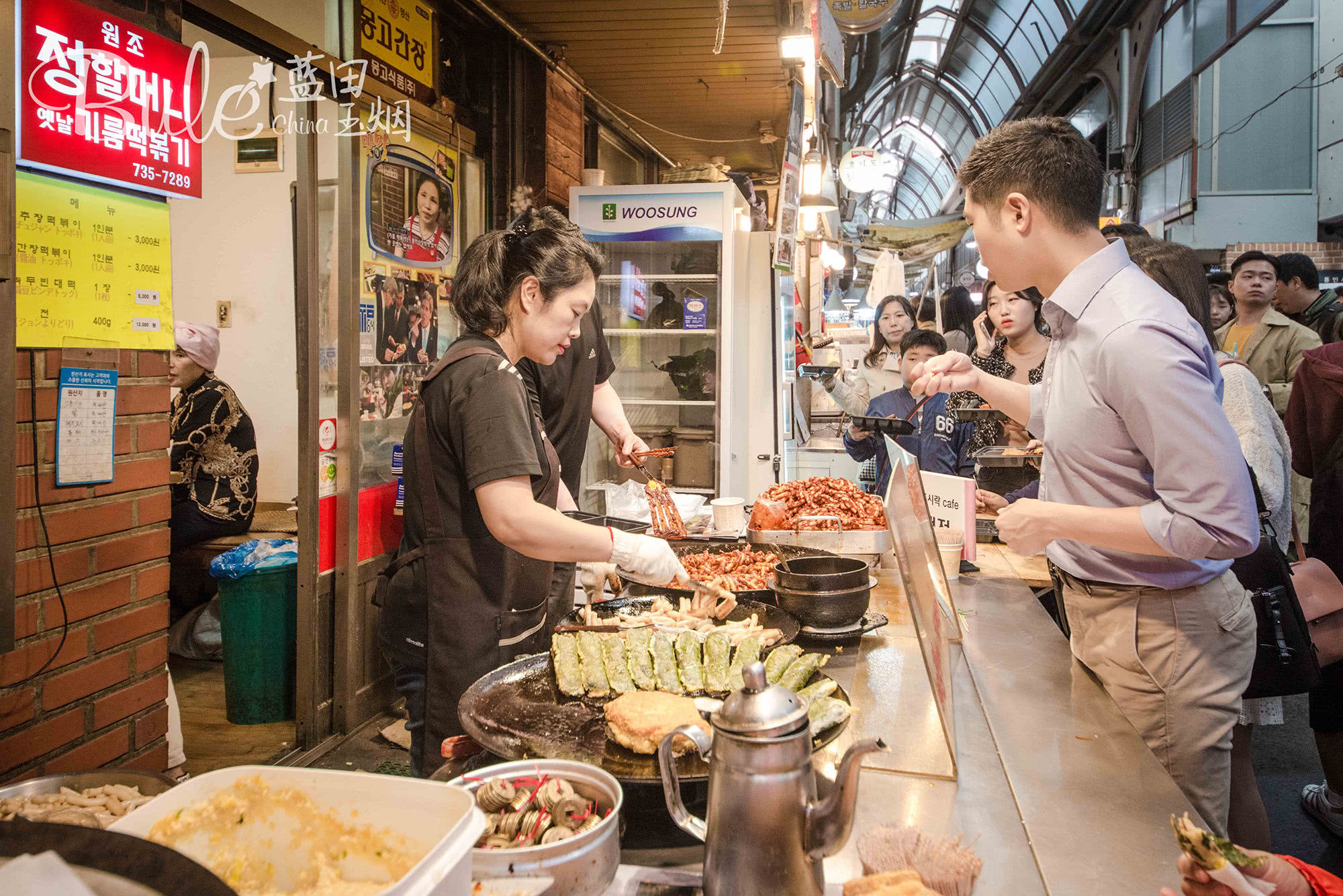 韩国首尔古代美食市场,韩国古代铜钱买饭