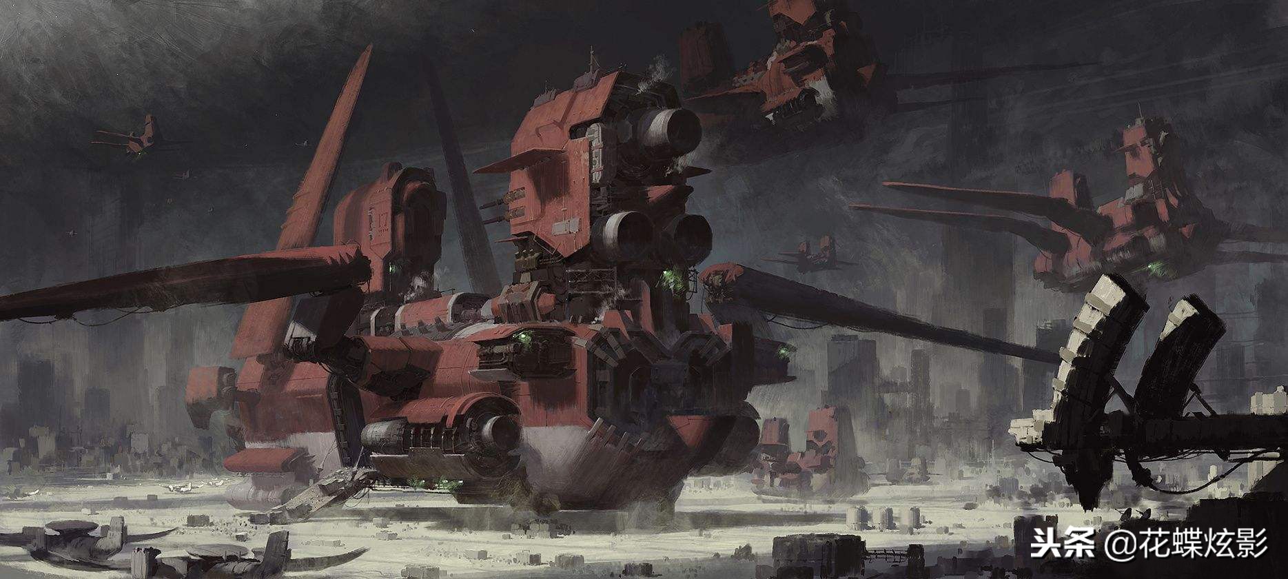 chatgpt场景原画,宏大的游戏场景原画图片