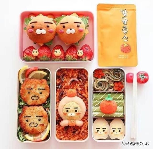 韩国小姐姐自己在家做美食,韩国小姐姐做饭盒视频