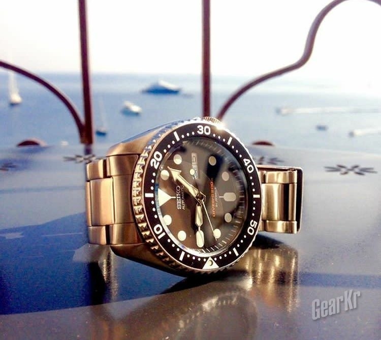 朴实无华劳力士,精工seiko手表男士翡翠绿水鬼5号