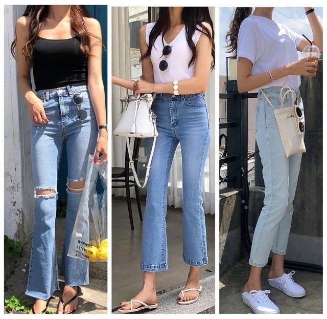 牛仔裤的24种穿搭,牛仔裤的4款搭配让你简单又时尚