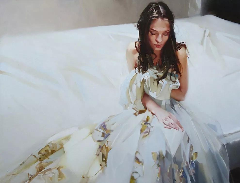 俄罗斯画家维克多风景油画,俄罗斯画家希施金的森林油画