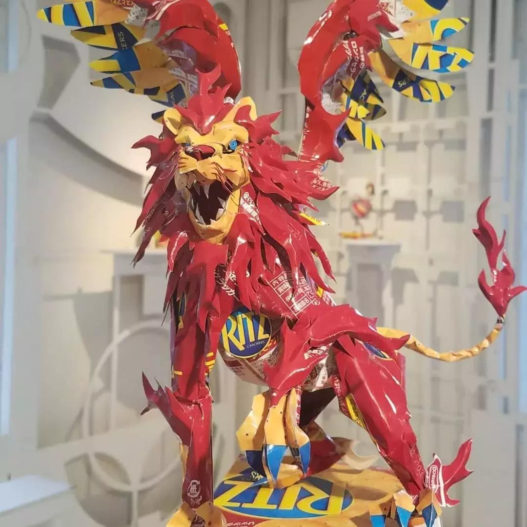 泡面武士，咖啡火车！日本空箱职人将废纸盒玩儿出了新花样