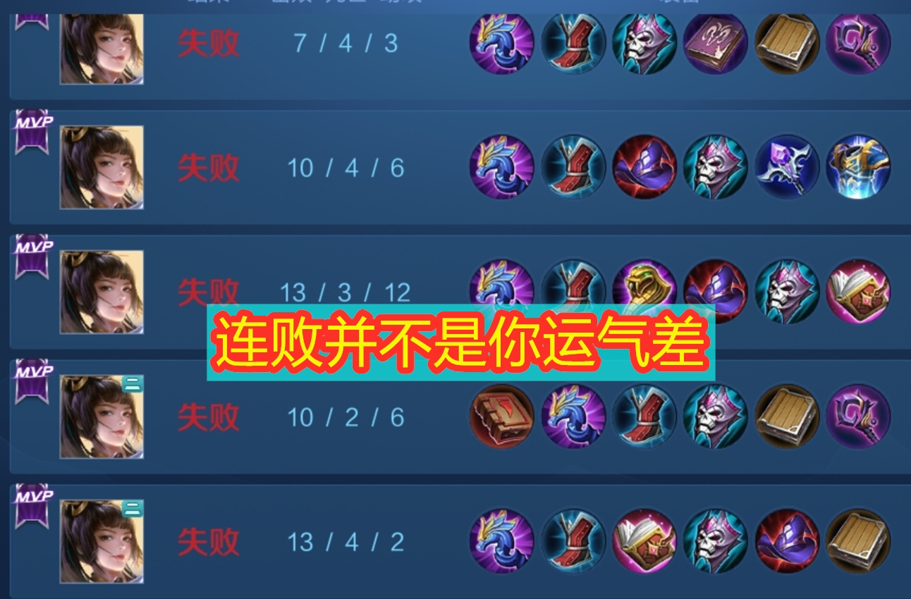 怎么打破elo制裁快速止住你的连败,王者荣耀为什么连败后就是连胜