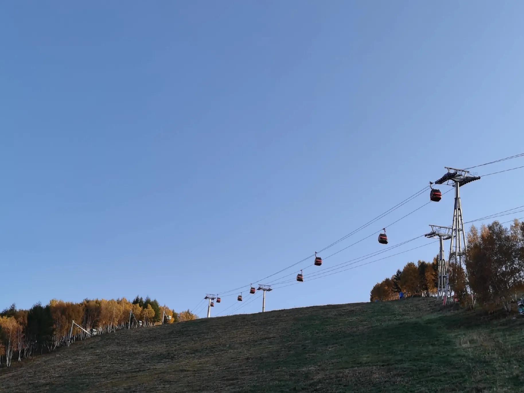 崇礼万龙滑雪场酒店,崇礼万龙滑雪场冬景