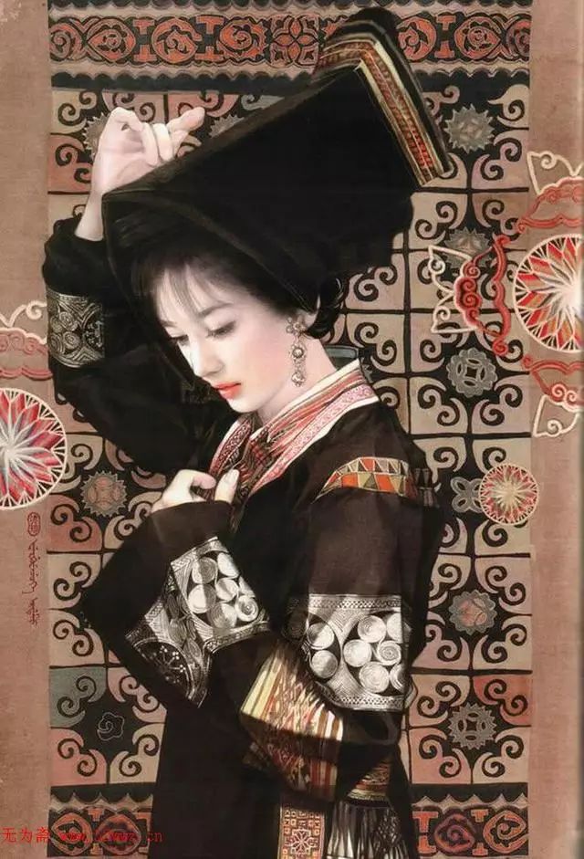 古代女性人物画欣赏,古代四大美女画欣赏图