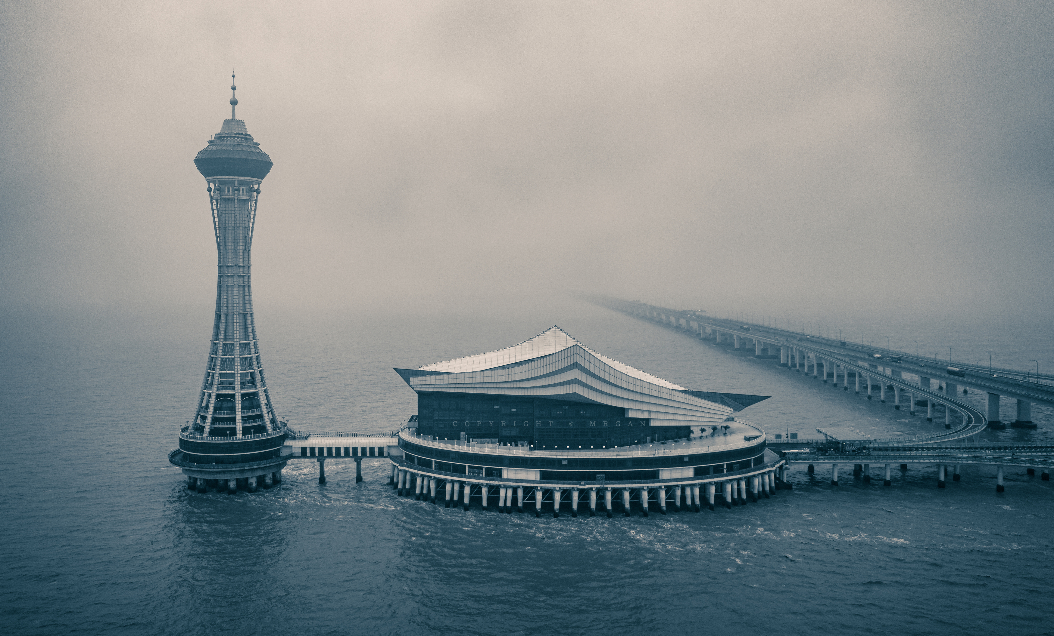 杭州湾海天一色跨海大桥,杭州湾跨海大桥海天一洲介绍