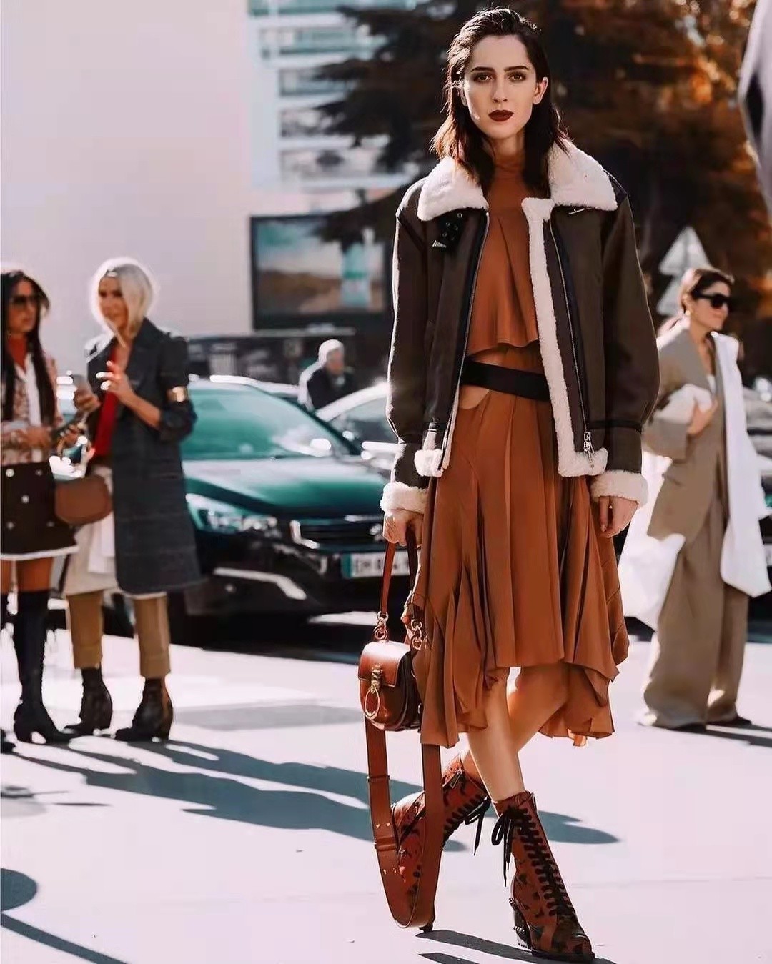 车晓绰约多姿尽显婉约靓丽气质,车晓精致妆容迷人的气质尽显